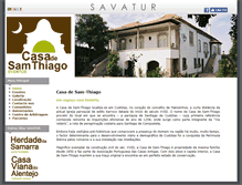 Tablet Screenshot of casasamthiago.com